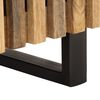vidaXL Table de chevet 40x34x46 cm bois de manguier massif brut