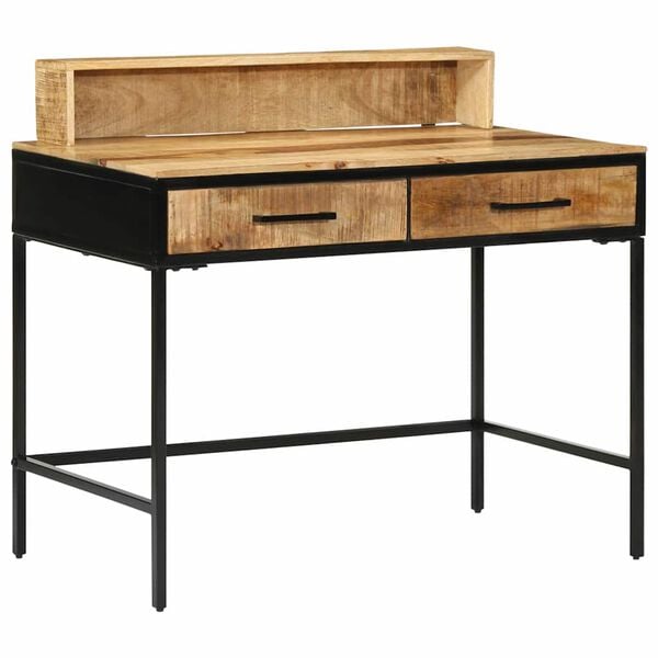 vidaXL Table console avec tiroir Marron 100 x 55 x 89.5 cm