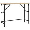 vidaXL Table console ch&ecirc;ne sonoma 100x32x75 cm bois d'ing&eacute;nierie