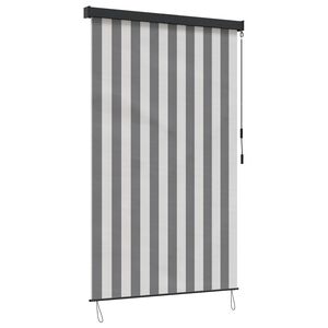 vidaXL Store enrouleur Anthracite et blanc 160 x 250 cm