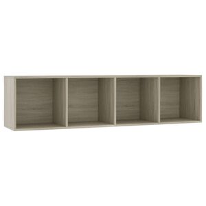 vidaXL Biblioth&egrave;que/Meuble TV Ch&ecirc;ne sonoma 143x30x36 cm