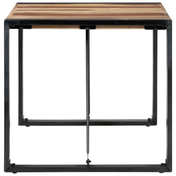 vidaXL Table à manger 80x80x75 cm bois massif