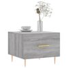 vidaXL Table basse Sonoma gris 50x50x40 cm Bois d'ing&eacute;nierie
