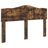 vidaXL Lit de Rangement Ch&ecirc;ne fum&eacute; 160 x 200 cm Bois d'ing&eacute;nierie