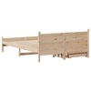 vidaXL Cadre de lit sans matelas 140x200 cm bois massif de pin