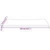 vidaXL Dessus de bureau 110x55x2,5 cm bois massif de pin