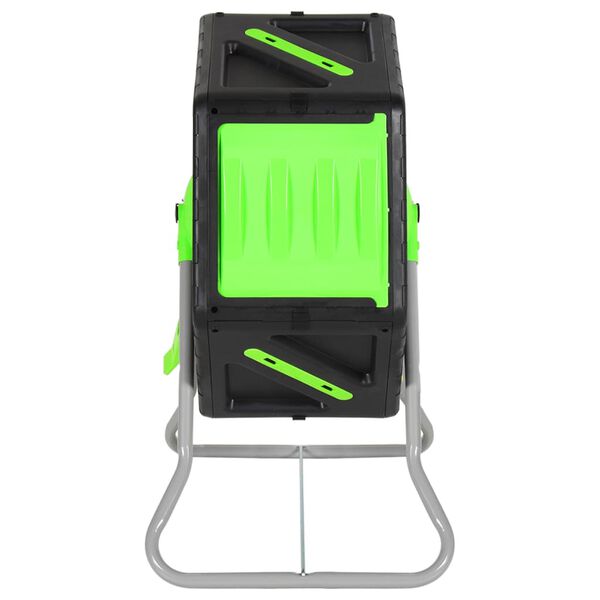 vidaXL Composteur &agrave; tambour 60x43x74 cm 70 L Polypropyl&egrave;ne