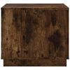 vidaXL Table basse ch&ecirc;ne fum&eacute; 51x50x44 cm bois d'ing&eacute;nierie