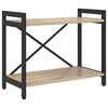 vidaXL &Eacute;tag&egrave;re 60 x 30 x 50 cm Bois d'ing&eacute;nierie Ch&ecirc;ne Sonoma