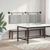 vidaXL T&ecirc;te de lit suspendue Montage mural tissu