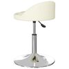 vidaXL Tabouret de bar Cr&egrave;me Similicuir