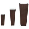 vidaXL Ensemble d'ext&eacute;rieur 3 pcs M&eacute;tал