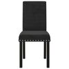 vidaXL Chaises &agrave; manger lot de 2 noir velours