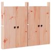vidaXL Porte de cuisine MEPPEL 2 pc Marron 50 x 9 x 82 cm