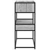 vidaXL Table console sonoma gris 90x35x80 cm bois d'ing&eacute;nierie