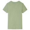 T-shirt pour enfants kaki clair 128