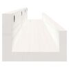 vidaXL Étagères murales 2 pcs Blanc 80x12x9 cm Bois de pin massif