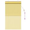 vidaXL Store enrouleur avec des rideaux Jaune 90 x 160 cm Bambou