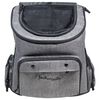 Jack and Vanilla Sac &agrave; dos pour animaux de compagnie Travel Gris/Noir