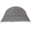 vidaXL Tente tunnel avec toit Gris et orange 710 x 460 x 245 cm