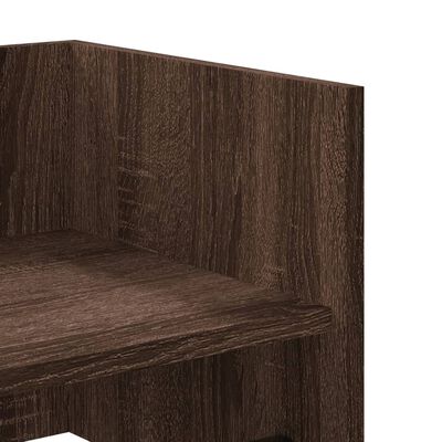 vidaXL Étagère murale chêne marron 70,5x35x30,5 cm bois d'ingénierie