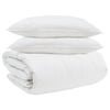 vidaXL Ensemble de Duvet avec oreiller 3 pi&egrave;ces Blanc Plume de canard