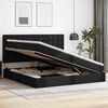 vidaXL Lit de Rangement Noir 200 x 200 cm Cuir synth&eacute;tique