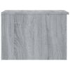 vidaXL Table basse sonoma gris 50x50x36 cm bois d'ing&eacute;nierie