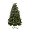 vidaXL Sapin de Noël artificiel avec 300 LED Vert 240 cm PVC et métal
