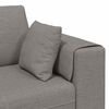 vidaXL Canap&eacute; avec coussin 3 pcs Taupe tissu