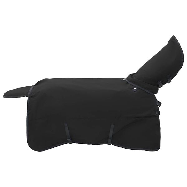 vidaXL Couverture &Eacute;quine Vert fonc&eacute; et noir 85 cm Polyester