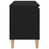 vidaXL Meuble TV Ch&ecirc;ne noir 102 x 35 x 50 cm Bois d'ing&eacute;nierie