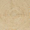 vidaXL Tapis Naturel et Blanc 240 x 340 cm Jute
