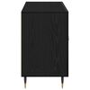 vidaXL Buffet Ch&ecirc;ne noir 100 x 36 x 60 cm Bois d'ing&eacute;nierie