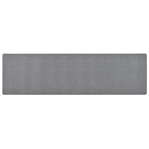 vidaXL Tapis de couloir Gris fonc&eacute; 80x300 cm