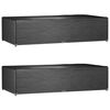 vidaXL Housses de salon de jardin 2 pcs 12 &oelig;illets rectangulaire