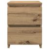 vidaXL Tables de chevet 2 pcs ch&ecirc;ne artisanal bois d'ing&eacute;nierie