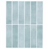 vidaXL Carrelage rectangulaire 20 pi&egrave;ces Vert gris 29 x 23 x 0,08 cm