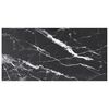 vidaXL Dessus de table noir 100x50 cm 6 mm verre tremp&eacute; design marbre
