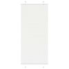 vidaXL Store pliss&eacute; blanc 90x200 cm largeur du tissu 89,4 cm polyester