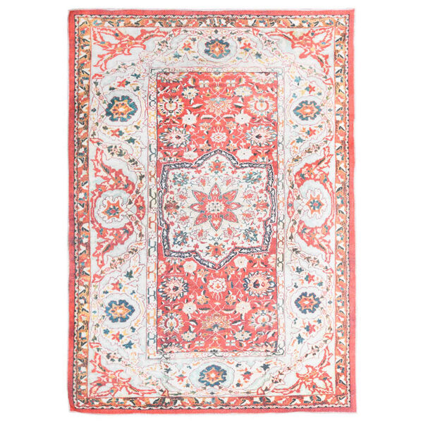vidaXL Tapis imprim&eacute; lavable pliable Multicolore 120x170 cm Polyester