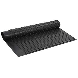 vidaXL Feuille de drainage nervur&eacute;e Noir 1 x 10 m HDPE