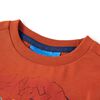 T-shirt enfants &agrave; manches longues rouille clair 104