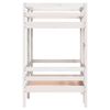 vidaXL Lit superpos&eacute; sans matelas blanc 90x190 cm bois de pin massif
