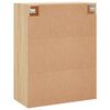 vidaXL Armoires murales 2 pcs ch&ecirc;ne sonoma 69,5x34x90 cm