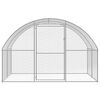 vidaXL Poulailler d'ext&eacute;rieur 3x12x2 m Acier galvanis&eacute;