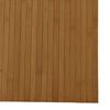 vidaXL Tapis rectangulaire marron 80x300 cm bambou