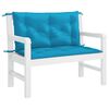 vidaXL Coussin de banc de jardin bleu clair tissu oxford