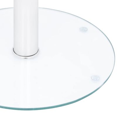 vidaXL Table basse Transparent 40 cm Verre trempé