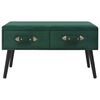 vidaXL Table basse Vert 80x40x46 cm Velours